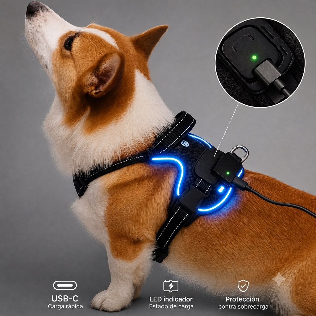 LumiPet™ | Arnés para Perros LED