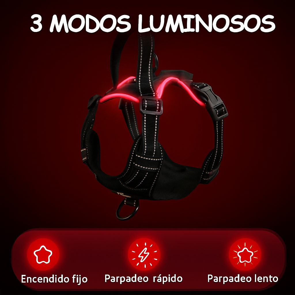 LumiPet™ | Arnés LED Inteligente para Perros